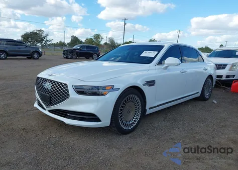 2020 Genesis G90 5.0 Ultimate Rwd z USA, uszkodzony, nr VIN KMTF54PH6LU076576